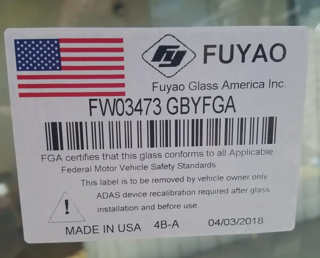 Auto Glass made in USA Info