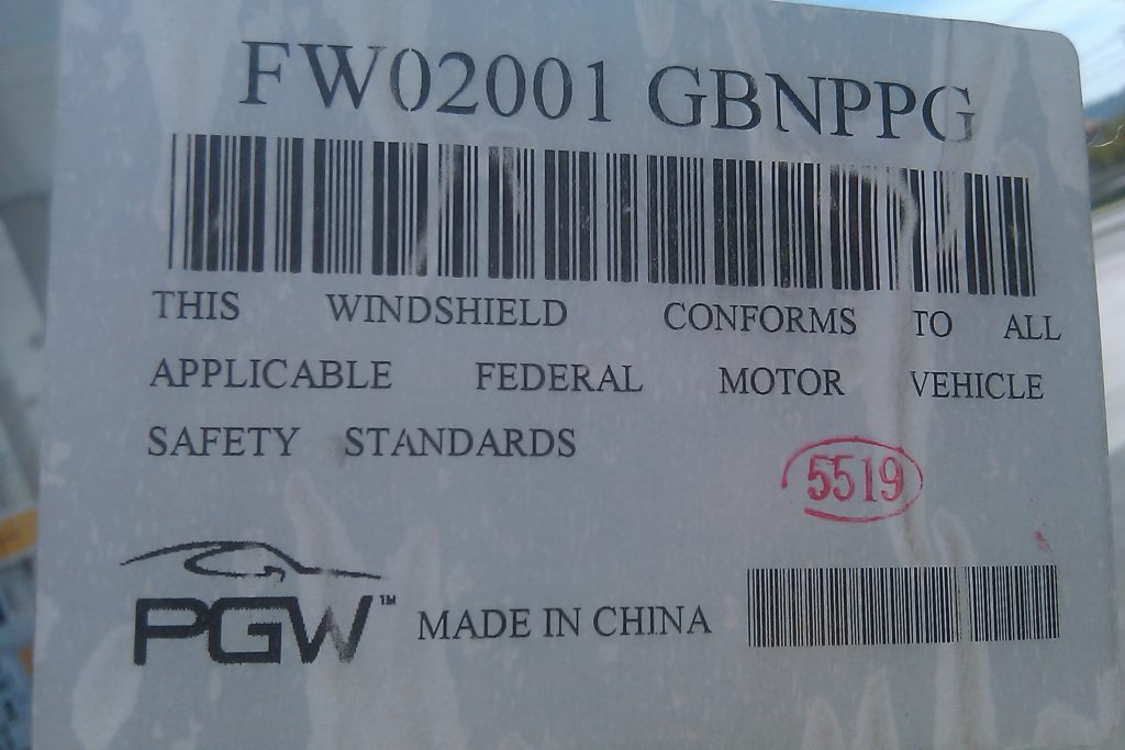windshield replacement glass Made in China