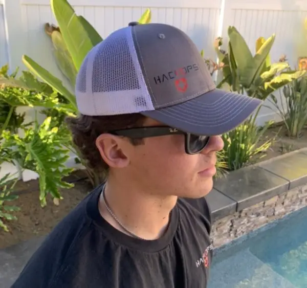 HackOPS Trucker Hat Model